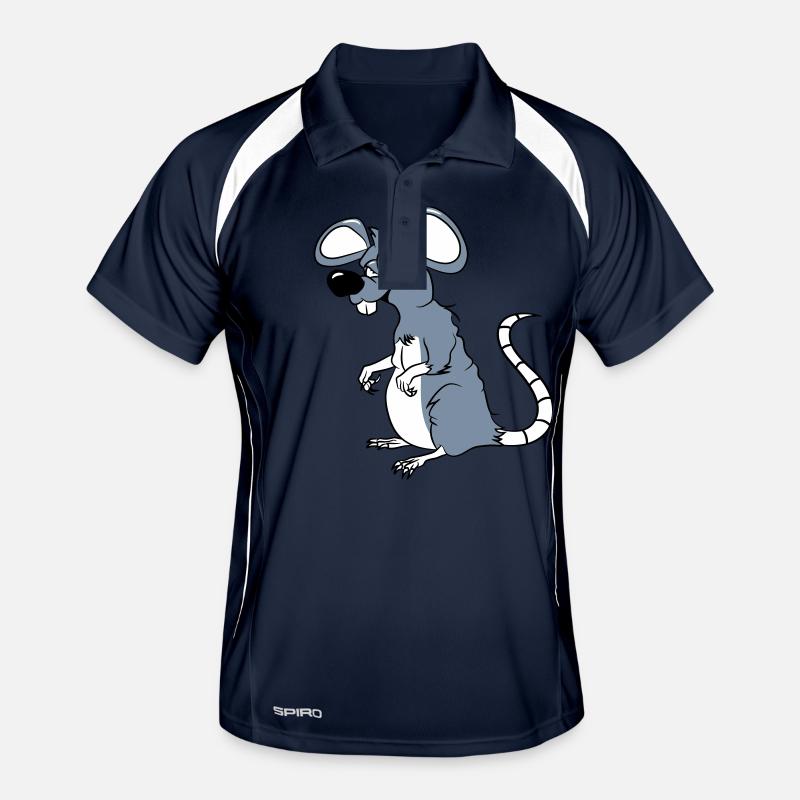 Rat evil funny cool Men's Polo breathable