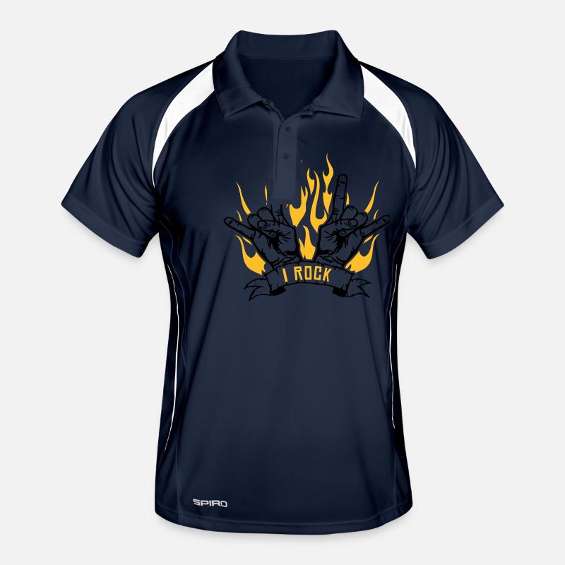 I rock Polo respirant Homme