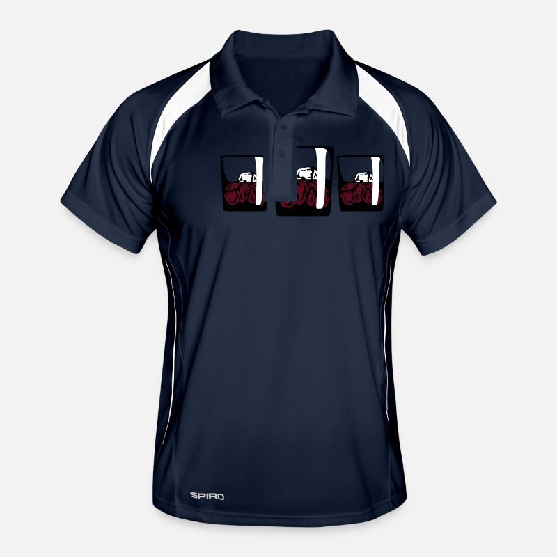 3 Drinks - Men's Polo breathable - navy/white
