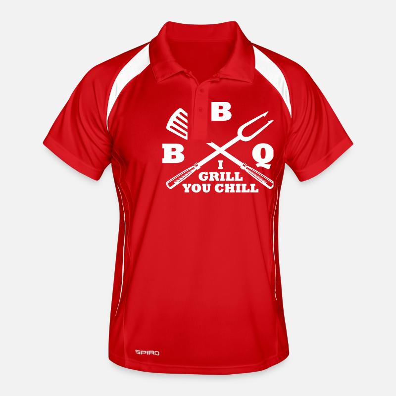 Grill Männer Polo atmungsaktiv