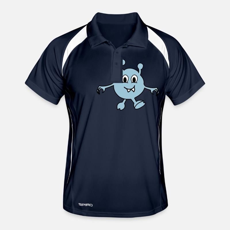 monster alien Männer Polo atmungsaktiv