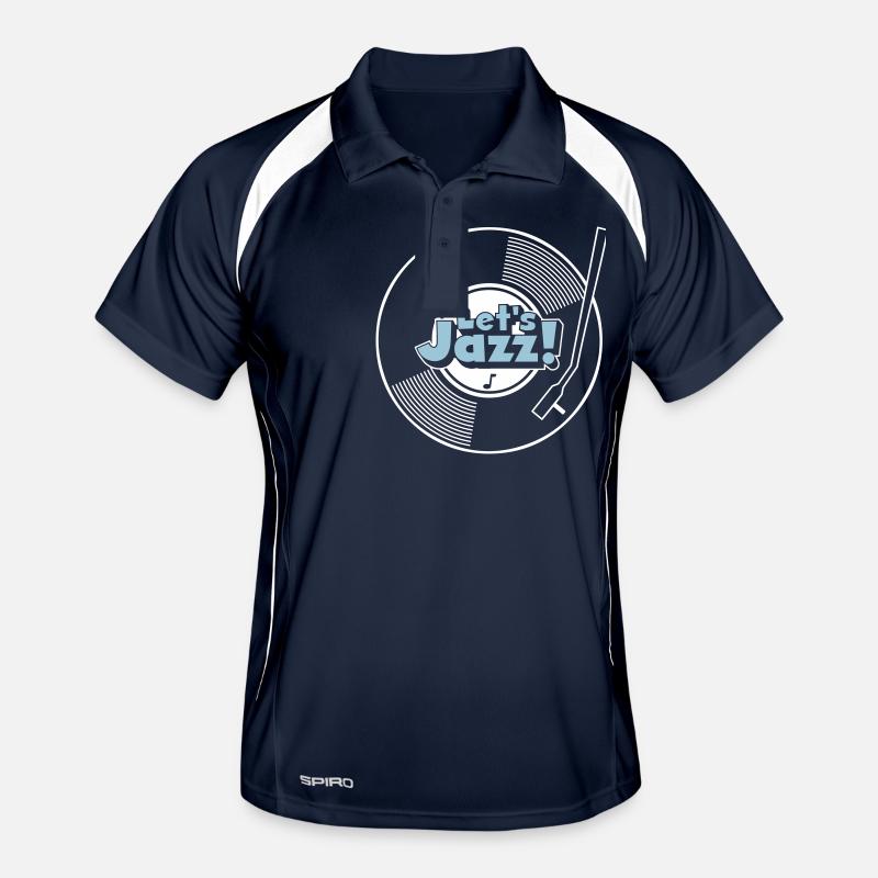 let's jazz wax Men's Polo breathable