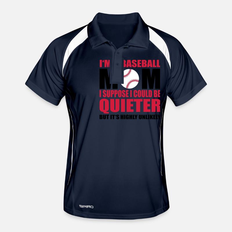 Baseball mom Männer Polo atmungsaktiv