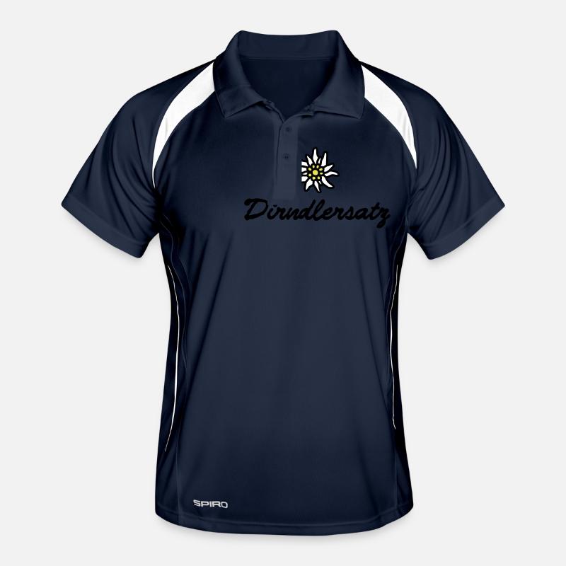 T-shirt comme un substitut pour Dirndl Polo respirant Homme
