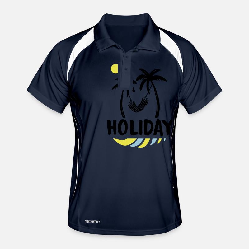 Palmiers Relax Vacances Polo respirant Homme