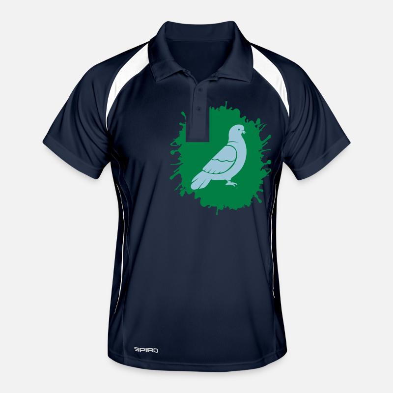 Colombe éclaboussée Polo respirant Homme