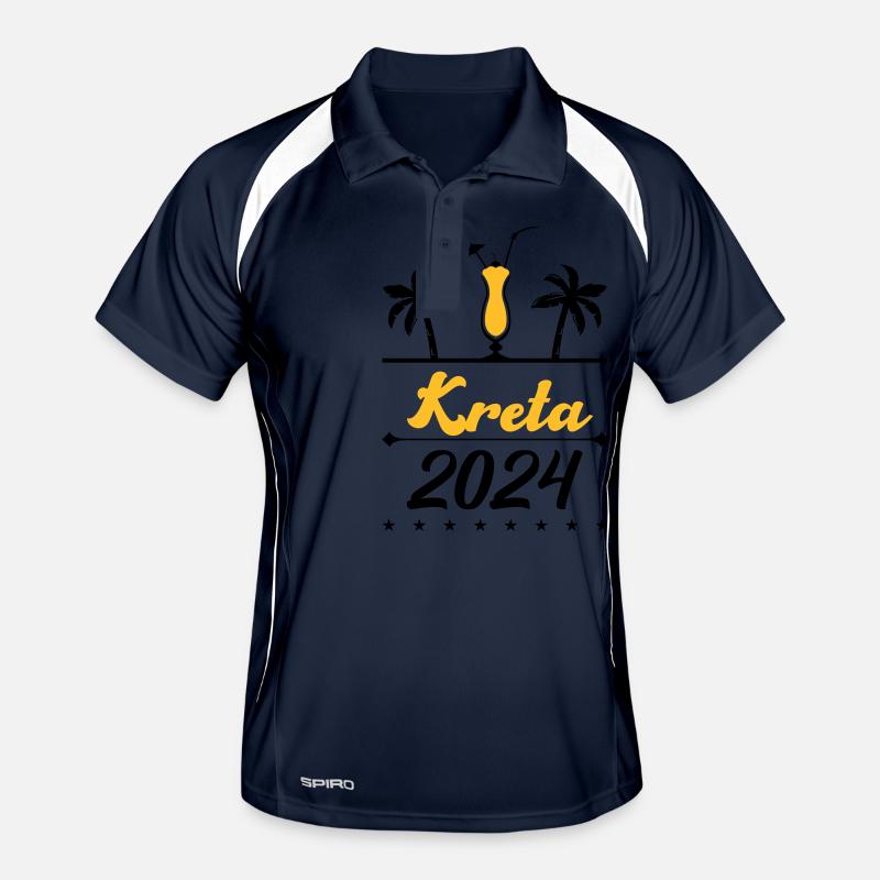 Crète 2024 Polo respirant Homme