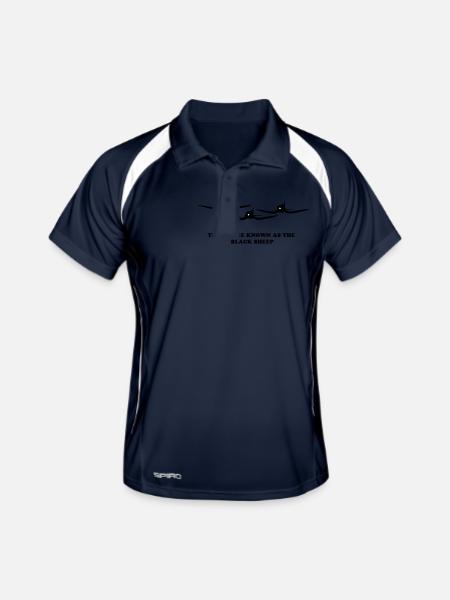 Black sheep squad - Polo respirant Homme - marine/blanc