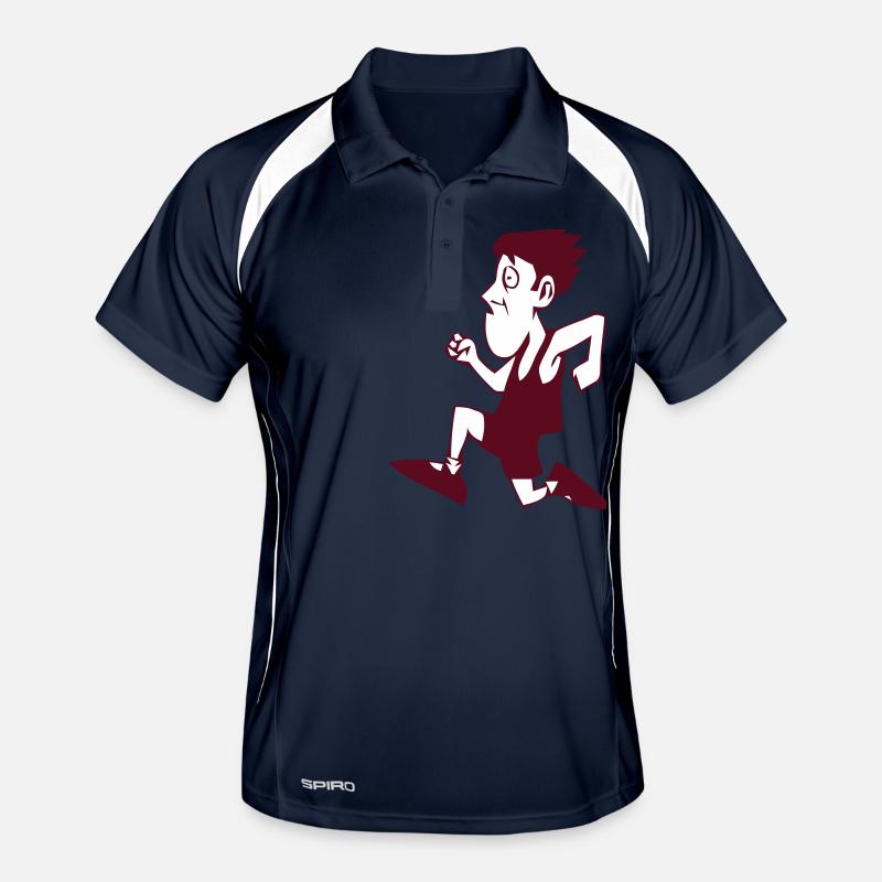 Marathonien Polo respirant Homme