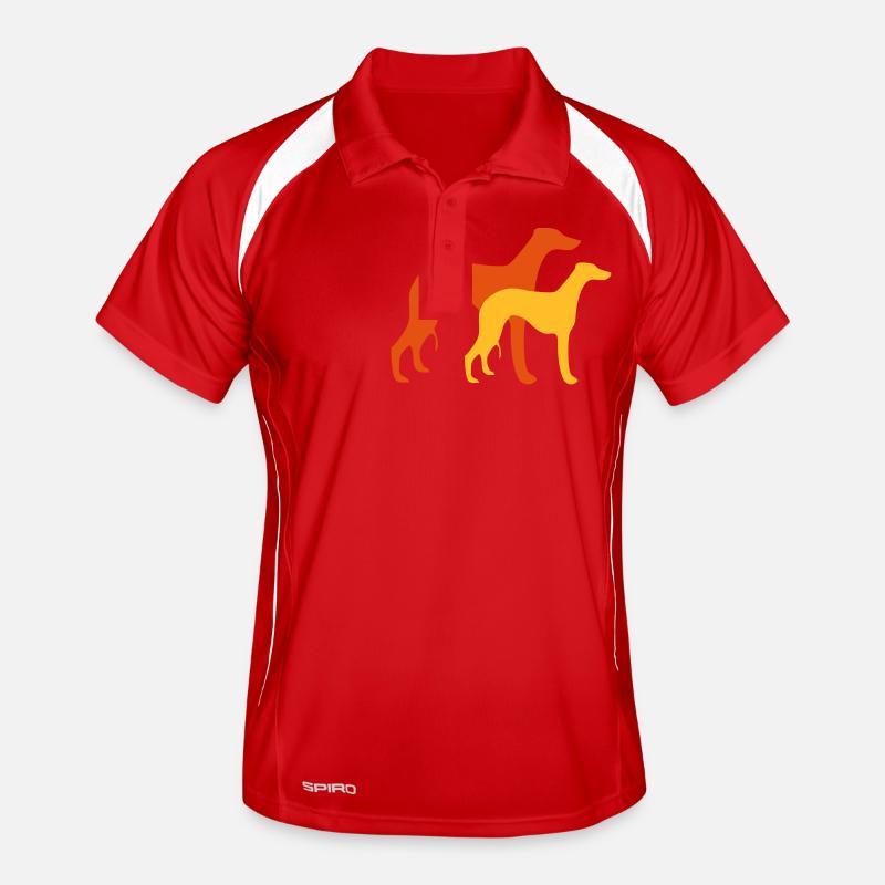 2 whippets 2 couleurs Polo respirant Homme