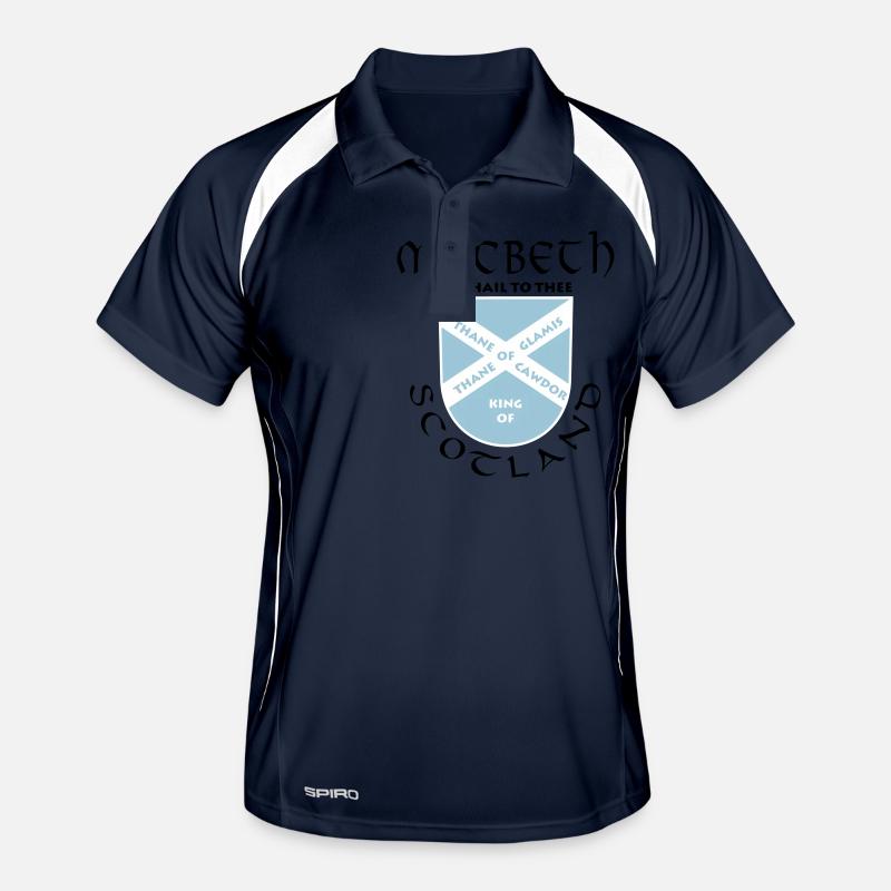 Scotland Macbeth Männer Polo atmungsaktiv