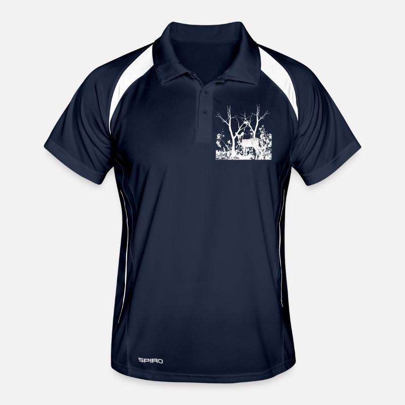 Biche Gracieuse Forêt Sauvage Polo respirant Homme