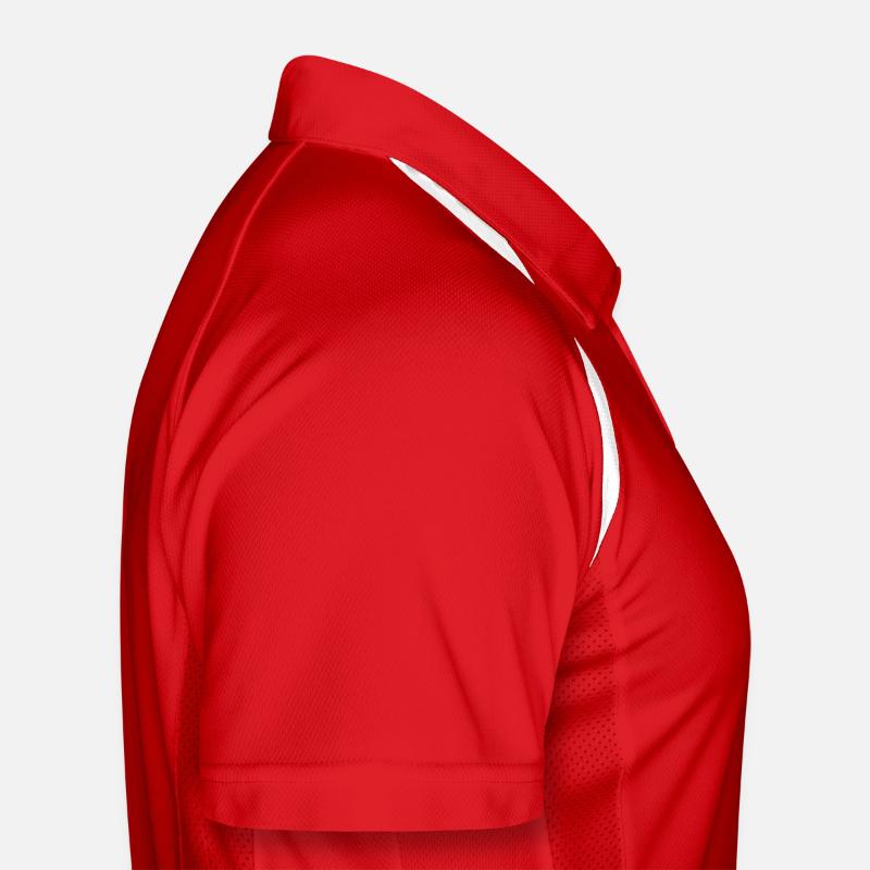 Lassen Sie uns das Typografiemuster hashen Männer Polo atmungsaktiv