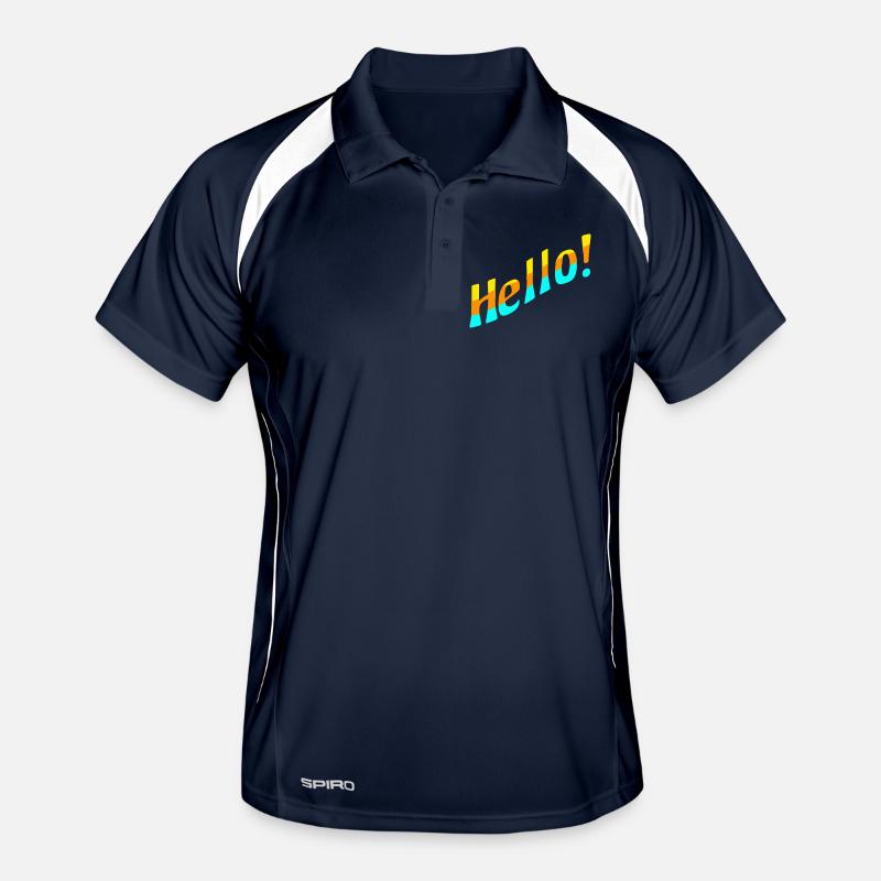 Hello! Men's Polo breathable