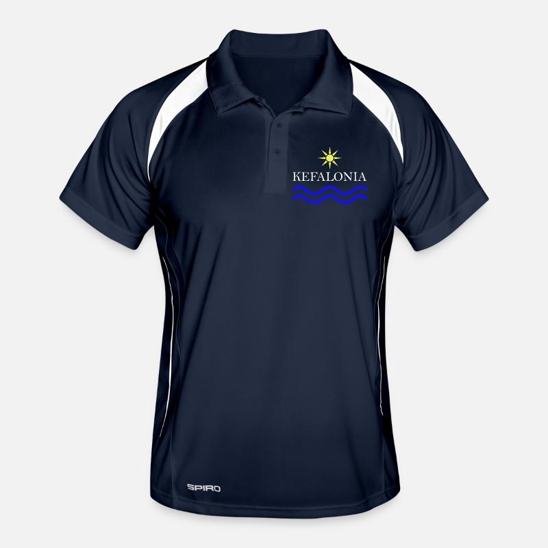 KEFALONIA-Grèce Eau Solaire Polo respirant Homme