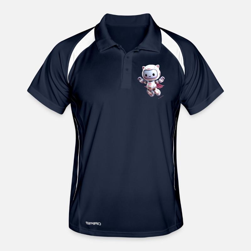 Cute Kitty 3D Volant – Couleurs Pastel Polo respirant Homme