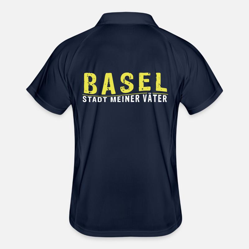 BASEL STADT MEINER VÄTER Männer Polo atmungsaktiv