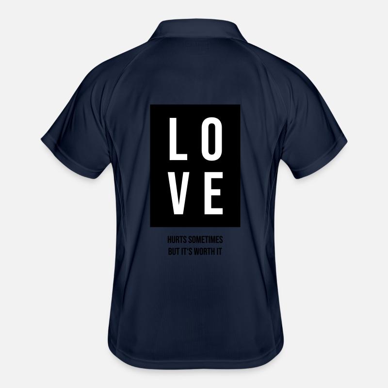 L’amour blesse le don Polo respirant Homme