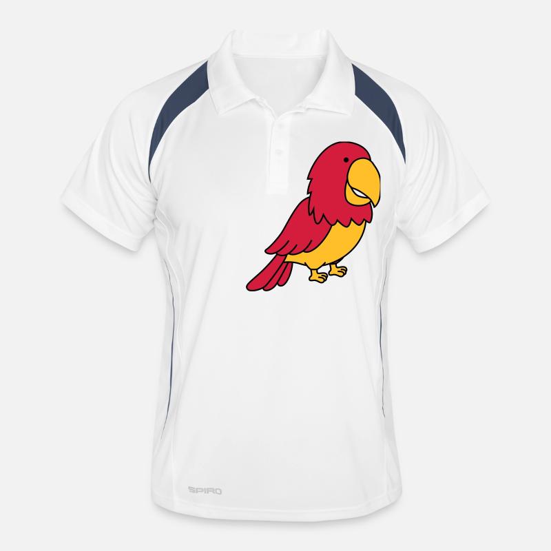 papagei Männer Polo atmungsaktiv