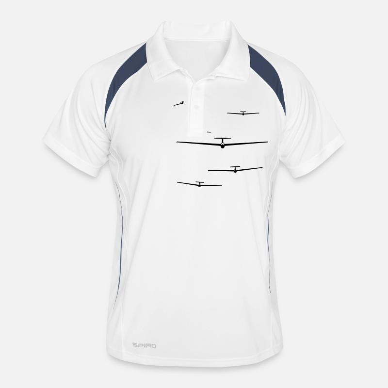 team gliding glider pilot Men's Polo breathable