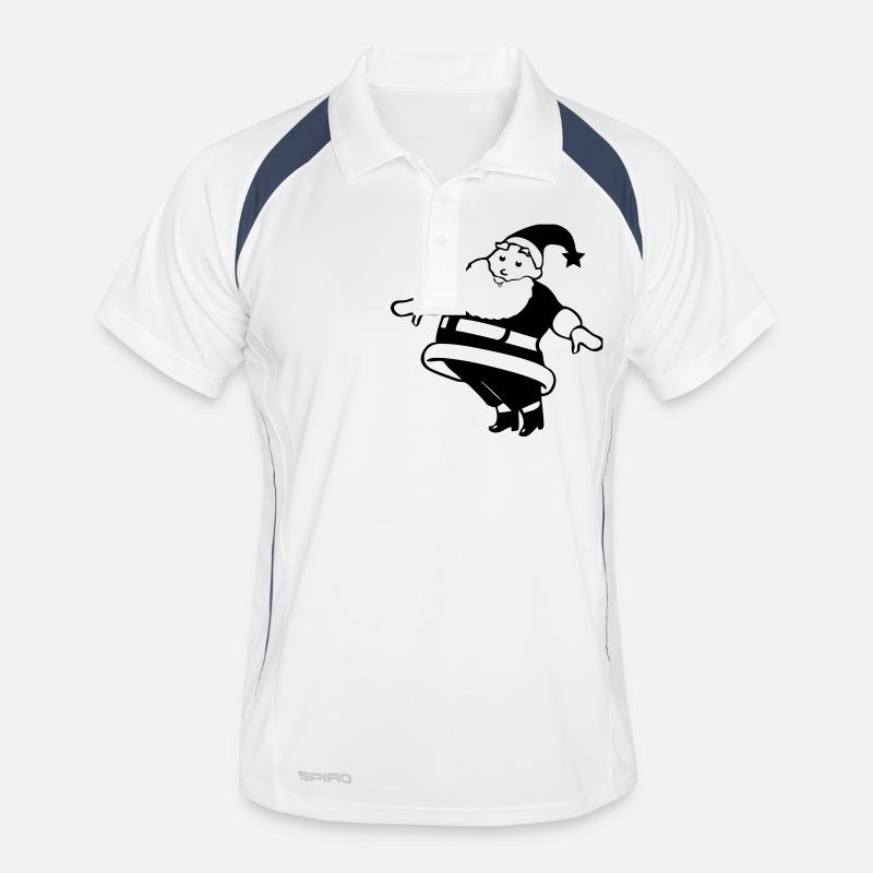 Santa Claus Comic Men's Polo breathable