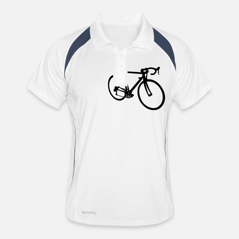 vélo, beachcruiser, vélo de course Polo respirant Homme