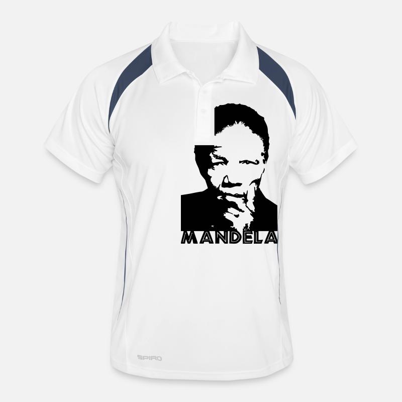 Nelson Mandela Polo respirant Homme