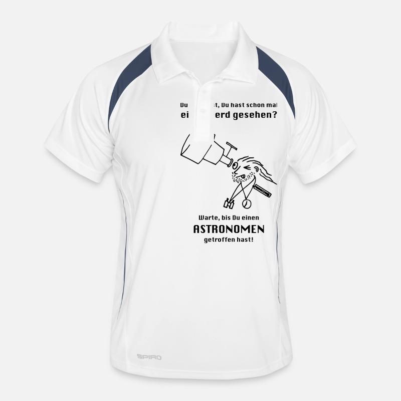 Astronom Männer Polo atmungsaktiv