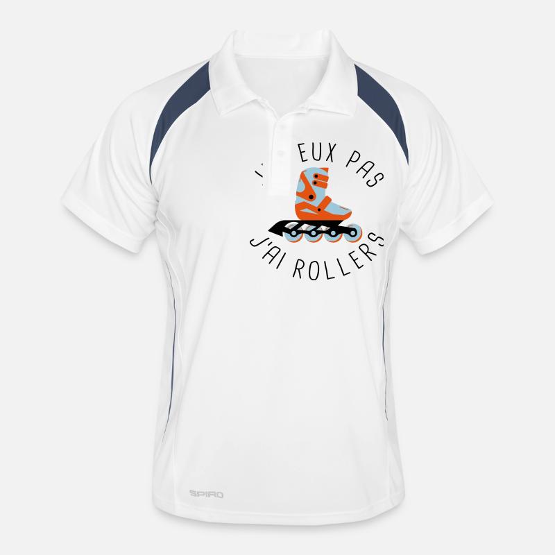 je peux pas j'ai rollers Polo respirant Homme