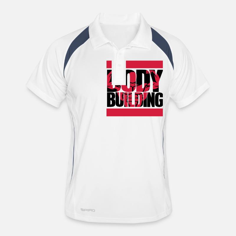 Musculation 1_2c Polo respirant Homme