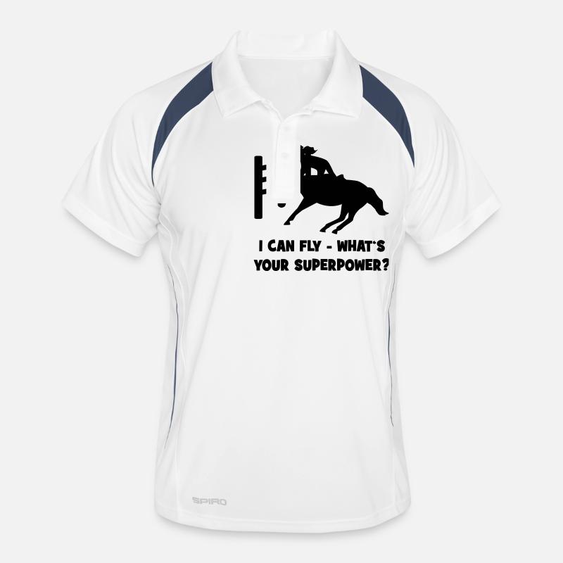 Springpferd Männer Polo atmungsaktiv