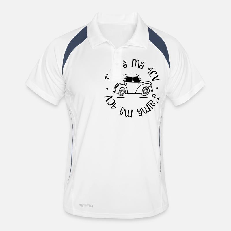 J'aime ma 4CV Polo respirant Homme