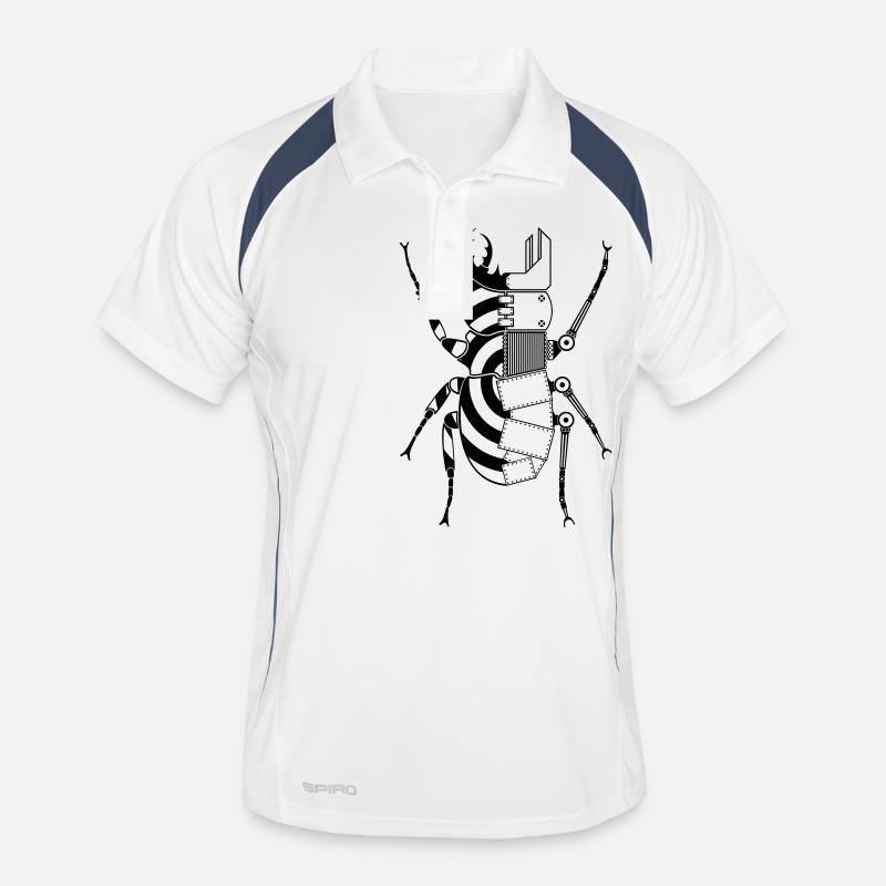 Tekno 23 Cyborg Bug - Men's Polo breathable - white/navy