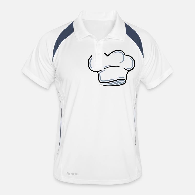 Conception de tatouage pour le chapeau du Chef exé Polo respirant Homme