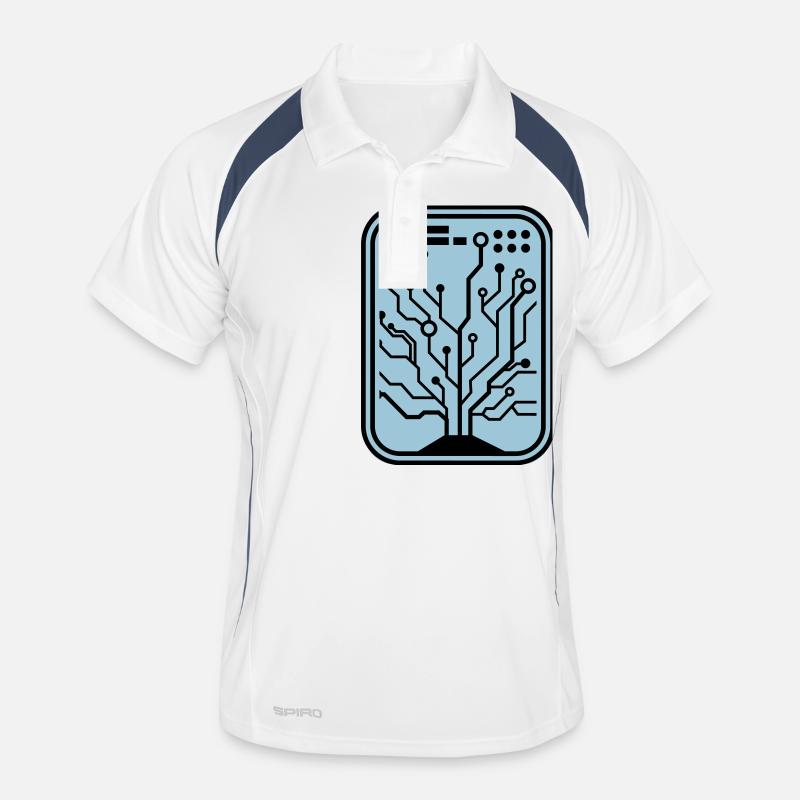 Micro Chip Men's Polo breathable