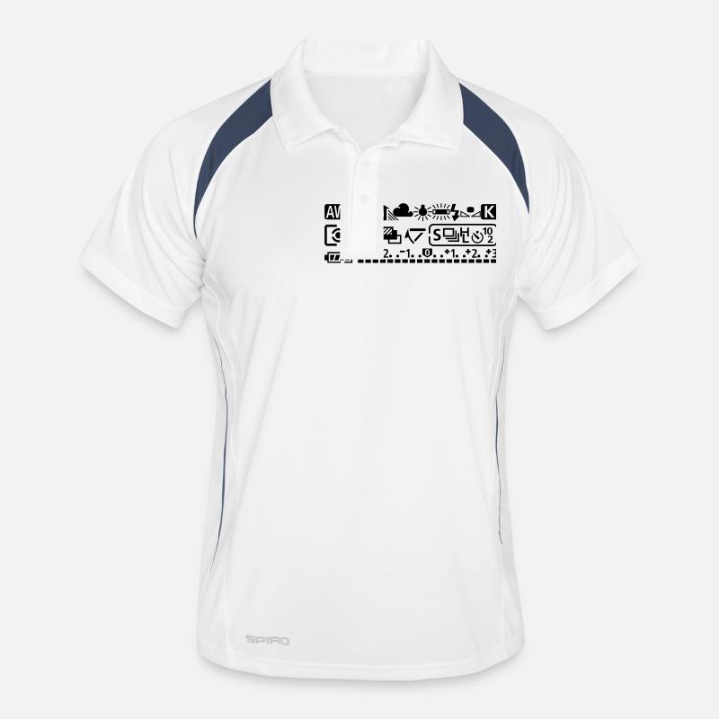 Digitalkamera-Icons Männer Polo atmungsaktiv
