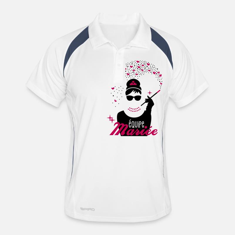 team bride - bride - EVJF - tiffany Men's Polo breathable