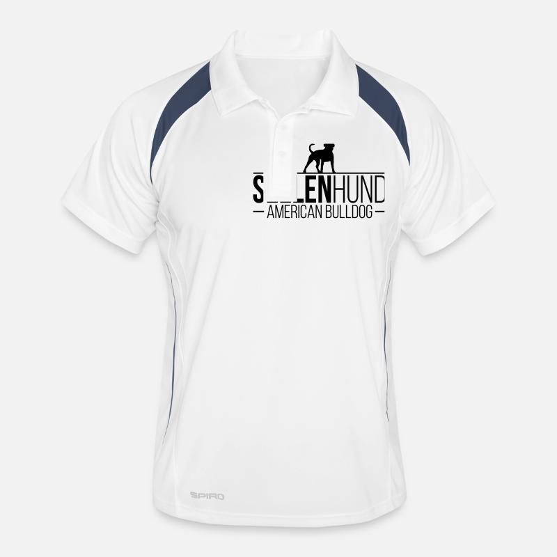 AMERICAN BULLDOG Seelenhund Männer Polo atmungsaktiv