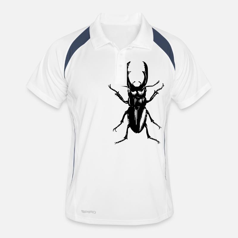 Hirschkaefer Männer Polo atmungsaktiv