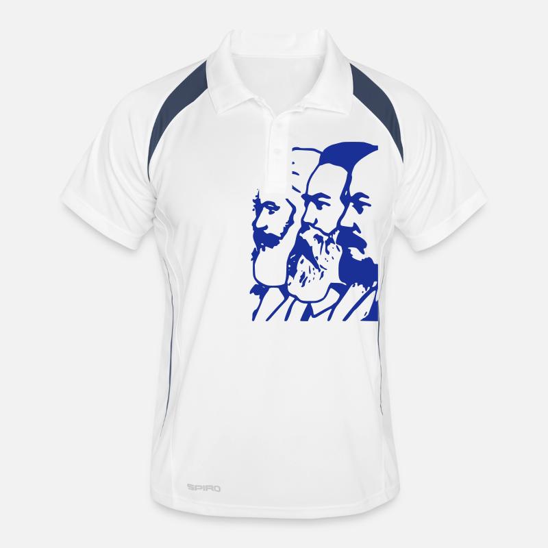 marx/engels/lenin Männer Polo atmungsaktiv