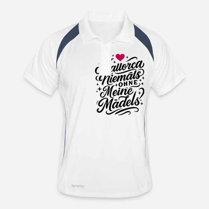 Mallorca Mädels Urlaub Team Männer Polo atmungsaktiv