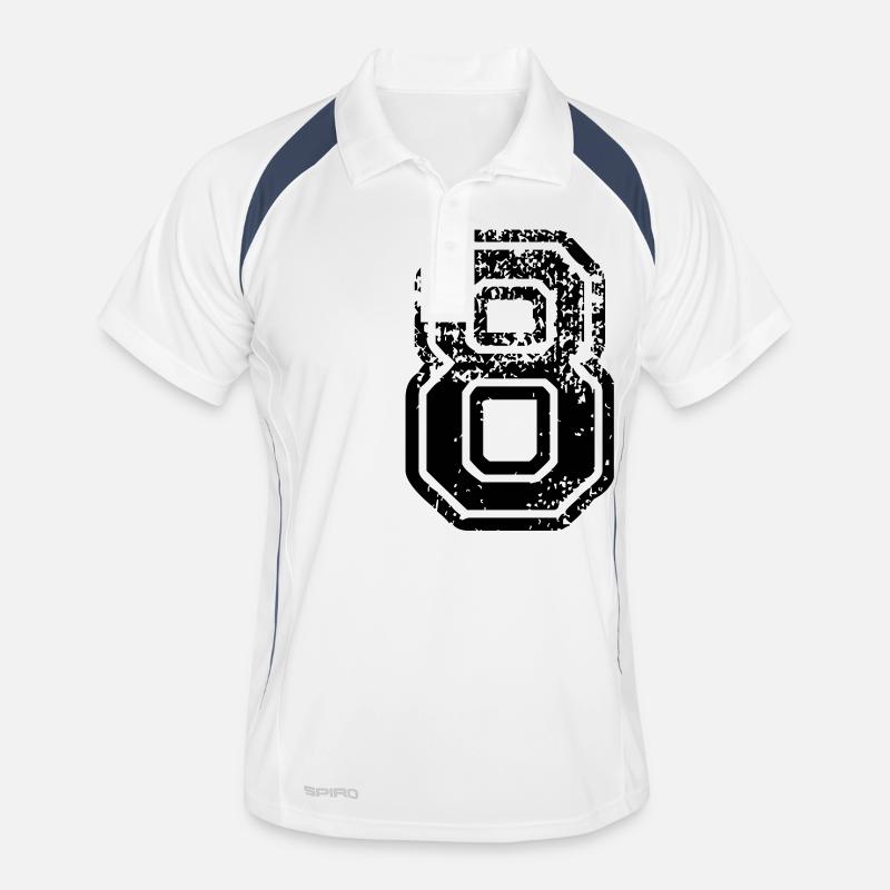 8 - Nummer Männer Polo atmungsaktiv