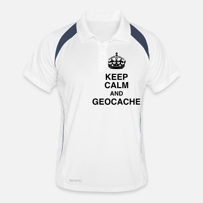 Geocaching / Geocacher / Compass / GPS Men's Polo breathable