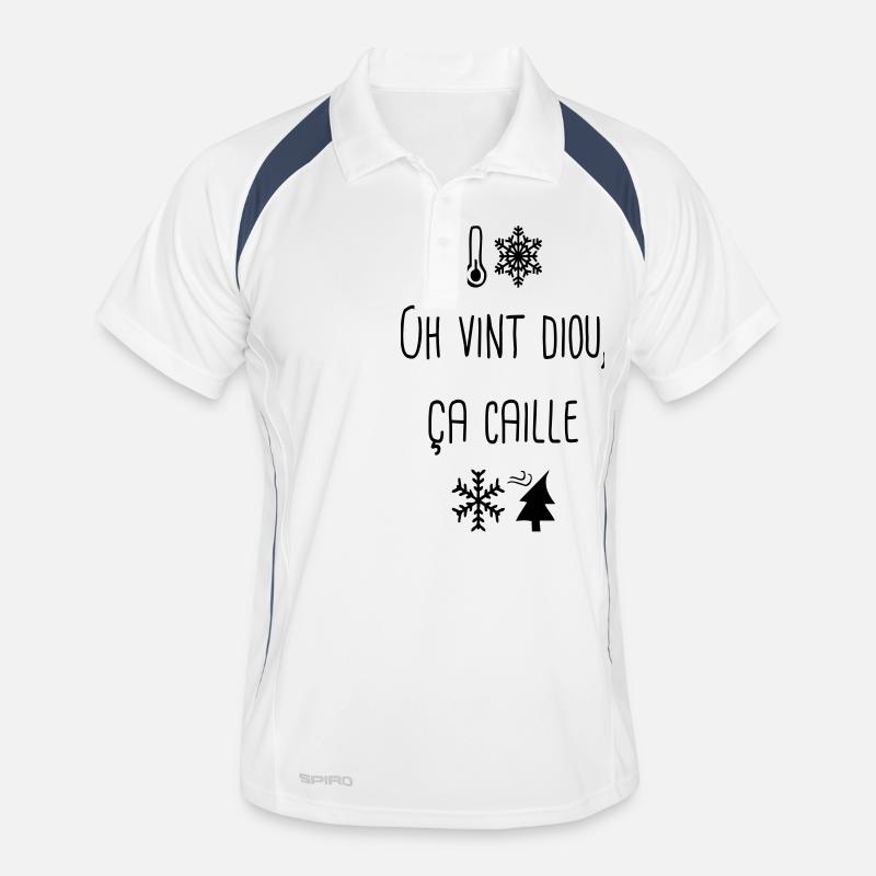 Oh vint diou ça caille ! Polo respirant Homme