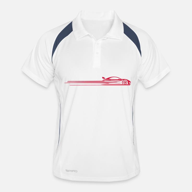 Car Tuning Icon Tail Men's Polo breathable