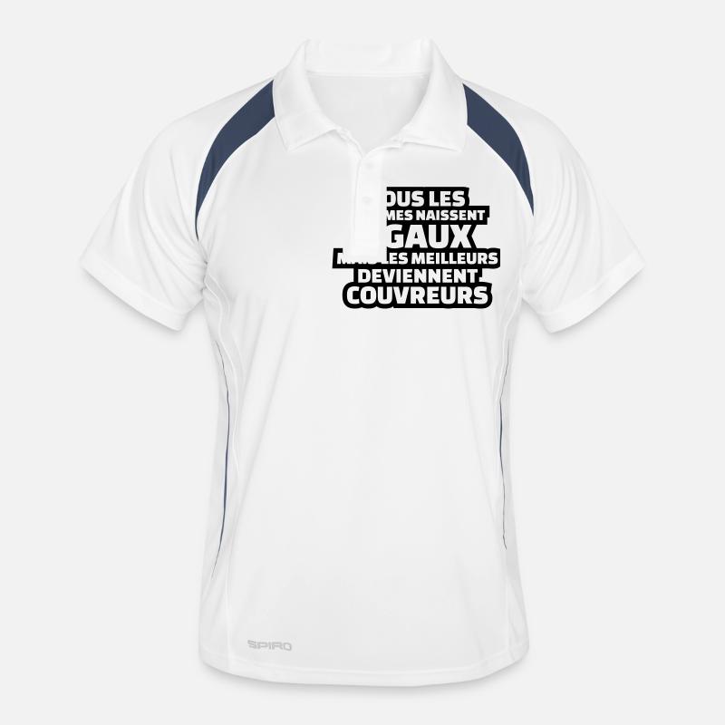les meilleurs deviennent couvreurs Polo respirant Homme