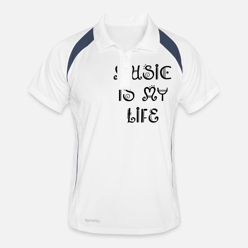MUSIQUE Polo respirant Homme