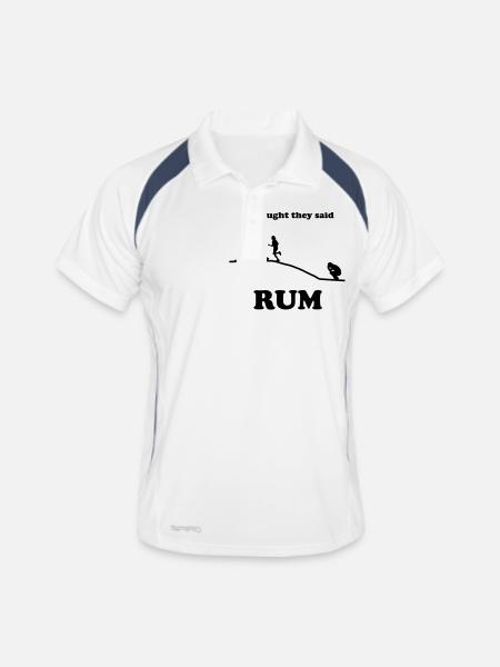 I Thought They Said Rum Hill - Men's Polo breathable - white/navy - Front