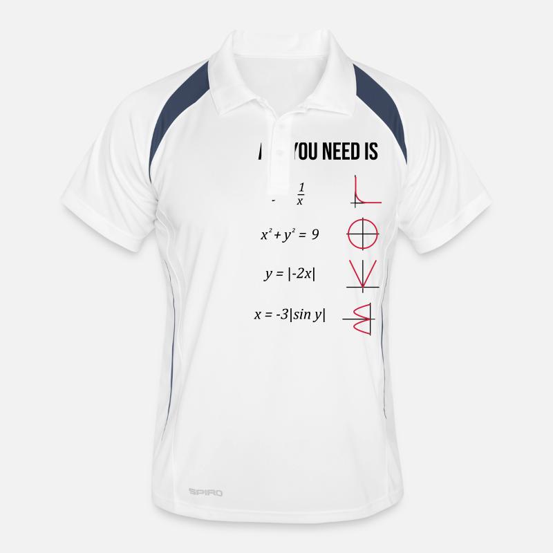 Mathe. Mathelehrer. Mathematiker. Geschenk Polo respirant Homme