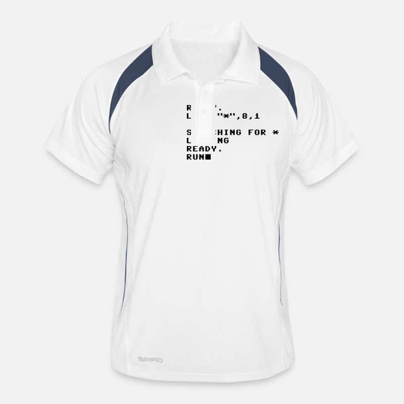 C64 Loading Screen - Retro - Brotkasten Männer Polo atmungsaktiv